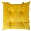 Fotelis Home4You Pagalvėlė kėdei VELVET 2, geltona