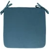 Home4You Mėlyna Chair pad VELVET NEW 39x39xH2,5cm, pilkas mėlynas