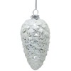 Kalėdinis papuošalas JOY CONE 10cm, stiklas