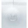 Kalėdinis papuošalas JOY FLUFFY D8cm, stiklas