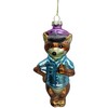 Kalėdinis papuošalas JOY FOX 14,8 cm, stiklas