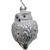 Kalėdinis papuošalas JOY OWLY 10,5 cm, stiklas