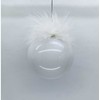 Home4You Kalėdinis papuošalas JOY PEARL D8cm, stiklas