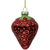 Kalėdinis papuošalas JOY STRAWBERRY 8,5 cm, stiklas