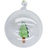 Home4You Kalėdinis papuošalas JOY TREE GLASS D8cm, stiklas