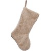 Kalėdinė kojinė FUN SWEET H53.3cm, smėlio spalvos