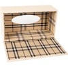 Home4You Tissue box WILMA 25,5x14xH9,5cm, cream