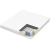 Lova Home4you Spyruoklinis čiužinys KUKA DUO 11 ZONE 90x200xH19cm