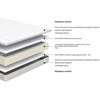 Lova Home4you Spyruoklinis čiužinys KUKA DUO 7 ZONE 90x200xH23cm