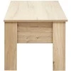 Home4You Kavos staliukas HANNES 100x50xH42cm Rustic melaminas