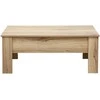Home4You Kavos staliukas HANNES 100x50xH42cm Rustic melaminas