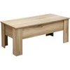 Home4You Kavos staliukas HANNES 100x50xH42cm Rustic melaminas