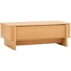 TV staliukas Home4You Coffee table MORBEN 110x60xH40cm, melamine with oak decor