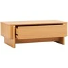 TV staliukas Home4You Coffee table MORBEN 110x60xH40cm, melamine with oak decor