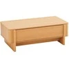 TV staliukas Home4You Coffee table MORBEN 110x60xH40cm, melamine with oak decor