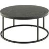 Home4You Coffee table SPIRO D80xH40cm, juodas