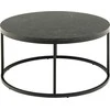 TV staliukas Home4You Coffee table SPIRO D80xH40cm, juodas