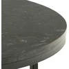 TV staliukas Home4You Coffee table SPIRO D80xH40cm, juodas