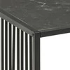 Black Red White Home4You Kavos staliukas STRINGTON 120x60xH40cm Juoda (MT_ACT/STO_STRING_120-BLACK)
