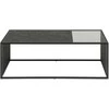 Black Red White Home4You Kavos staliukas STRINGTON 120x60xH40cm Juoda (MT_ACT/STO_STRING_120-BLACK)