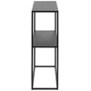 Fotelis Home4You Konsolinis staliukas NEWTON 79,5x26xH80,5cm, juodas
