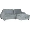 Home4You Kampinė sofa-lova CLOUD melsvai žalia