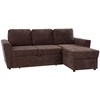Home4You Kampinė sofa-lova INGA ruda
