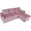 Home4you Kampinė sofa-lova INGMAR Rožinė