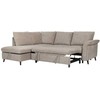 Home4You Sofa-lova LINDY LC, Kampinė, Šviesiai Ruda