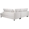 Home4You Kampinė sofa-lova „SAMANTHA RC“, balta