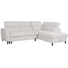 Kampinė sofa-lova „SAMANTHA RC“, balta
