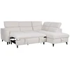 Kampinė sofa-lova „SAMANTHA RC“, balta