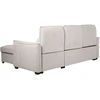 Kampinė sofa-lova „SCALA“, šviesiai pilkos spalvos