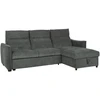 Kampinė sofa-lova „SCALA“, alyvuogių žalios spalvos