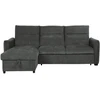 Kampinė sofa-lova „SCALA“, alyvuogių žalios spalvos