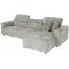 Home4You Kampinė sofa BELISMA RC Pilka