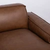 Lova Kampinė sofa „BURTON RC“ iš rudos odos