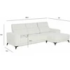 Home4you Kampinė sofa DARLA PN Šviesiai smėlio
