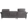 Home4you Kampinė sofa DAYTON LC, elektrinis atlošas, tamsiai pilka