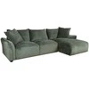 Home4You Kampinė sofa DIVI RC Mėtinės spalvos, dešininis kampas