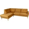 Home4you Kampinė sofa HEIVI KK, geltona.