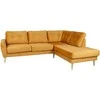 Home4you Kampinė sofa HEIVI DK, geltona