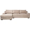 Lova Kampinė sofa „HERDIS LC“, smėlio spalvos