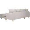 Home4You Kampinė sofa JAMAICA šviesiai pilka