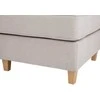 Home4You Kampinė sofa JAMAICA šviesiai pilka
