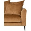 Home4you Kampinė sofa LARTES KK, ruda