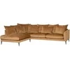 Home4You Kampinė sofa LARTES KK, ruda