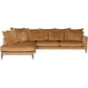 Home4you Kampinė sofa LARTES KK, ruda