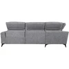 Lova Kampinė sofa „LUISA LC“, su elektrine atlošimo funkcija, pilka
