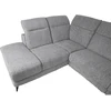 Lova Home4You Kampinė sofa „LUISA LC“, su elektrine atlošimo funkcija, pilka